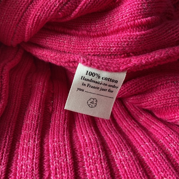MaisonCléo Fuchsia Organic Cotton Knit Chloe Dress - Picture 8 of 8
